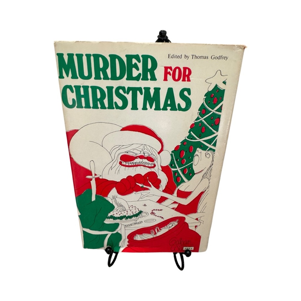 Murder for Christmas: Hardcover Edition: Vintage Book: Murder Mystery: Rare